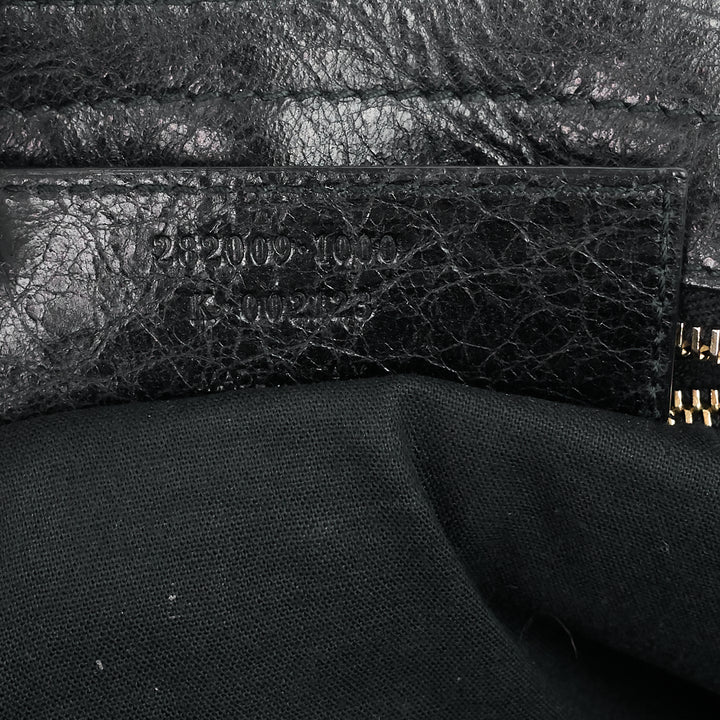 giant part time lambskin leather bag