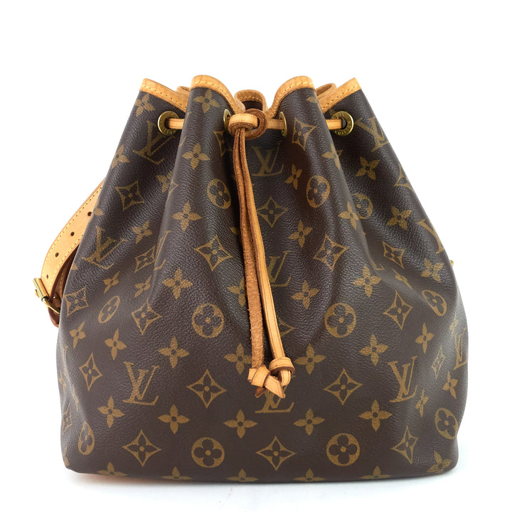 petit noe monogram canvas bag