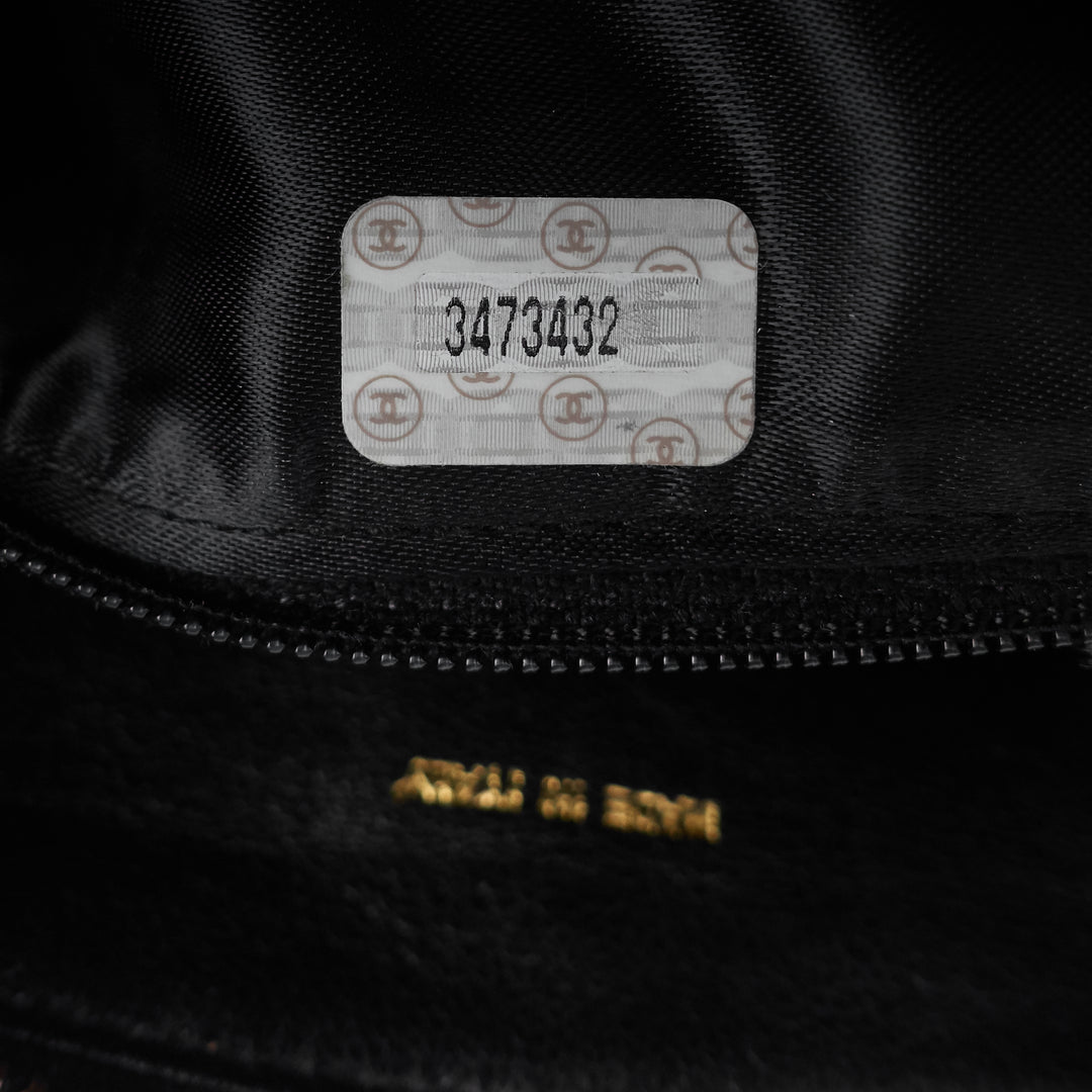 quilted caviar leather cc camera bag
