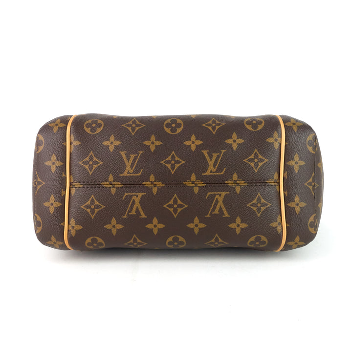 totally pm monogram canvas bag