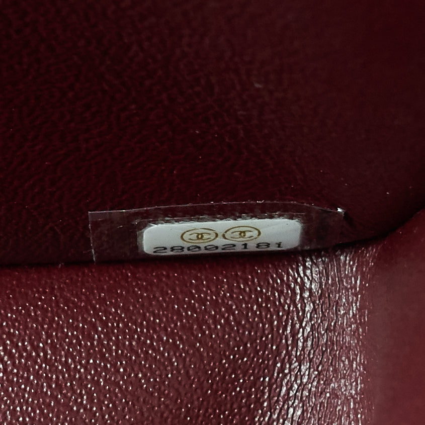 classic double flap medium caviar leather bag