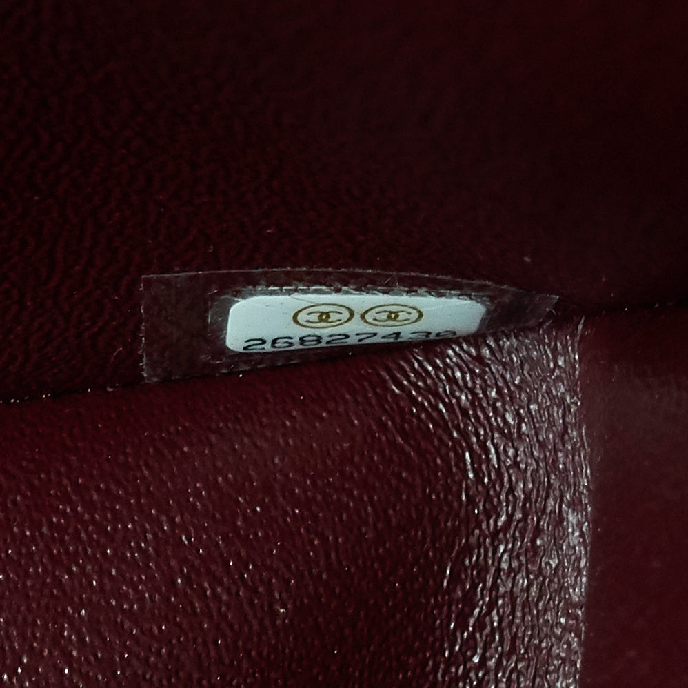 classic double flap lambskin leather bag