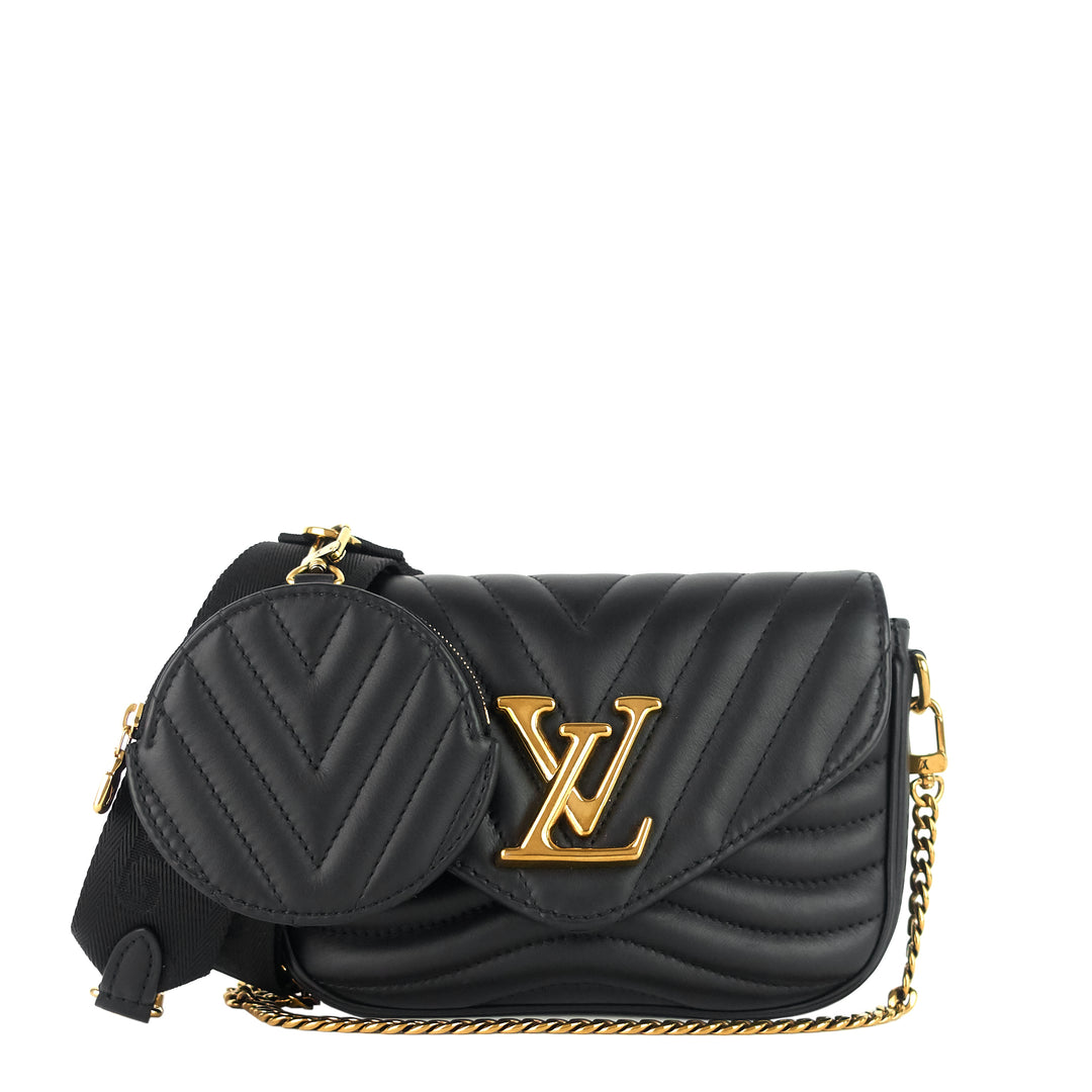 new wave multi-pochette cowhide leather bag