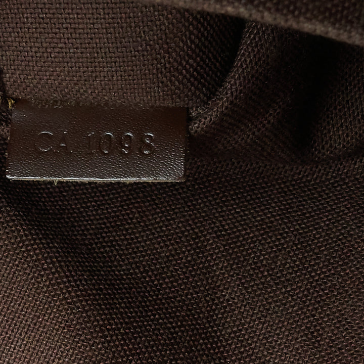 cabas beaubourg damier ebene canvas tote bag