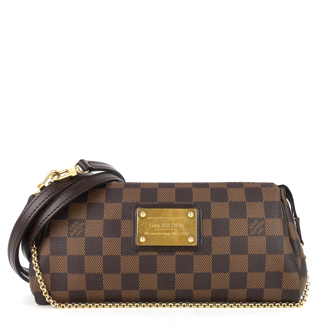 eva damier ebene canvas bag