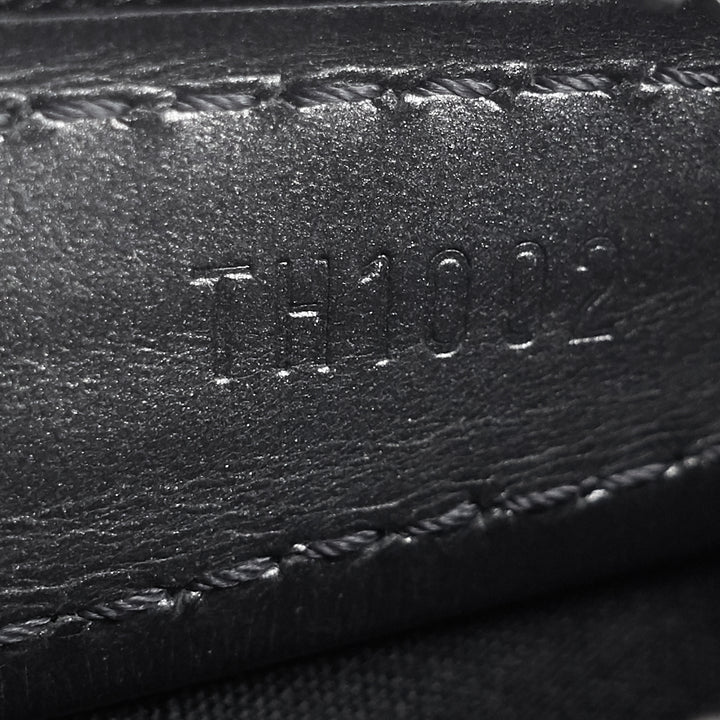 wildwood monogram mat leather bag