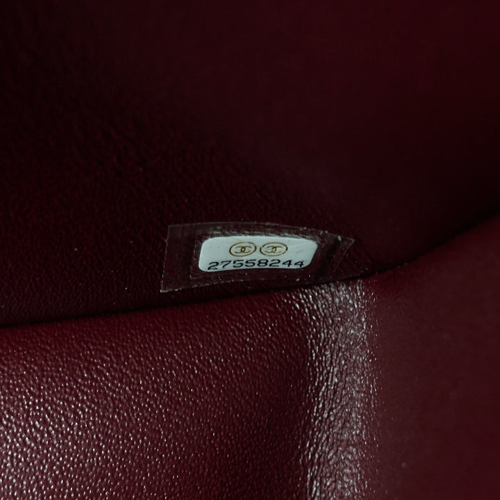 classic double flap medium caviar leather bag