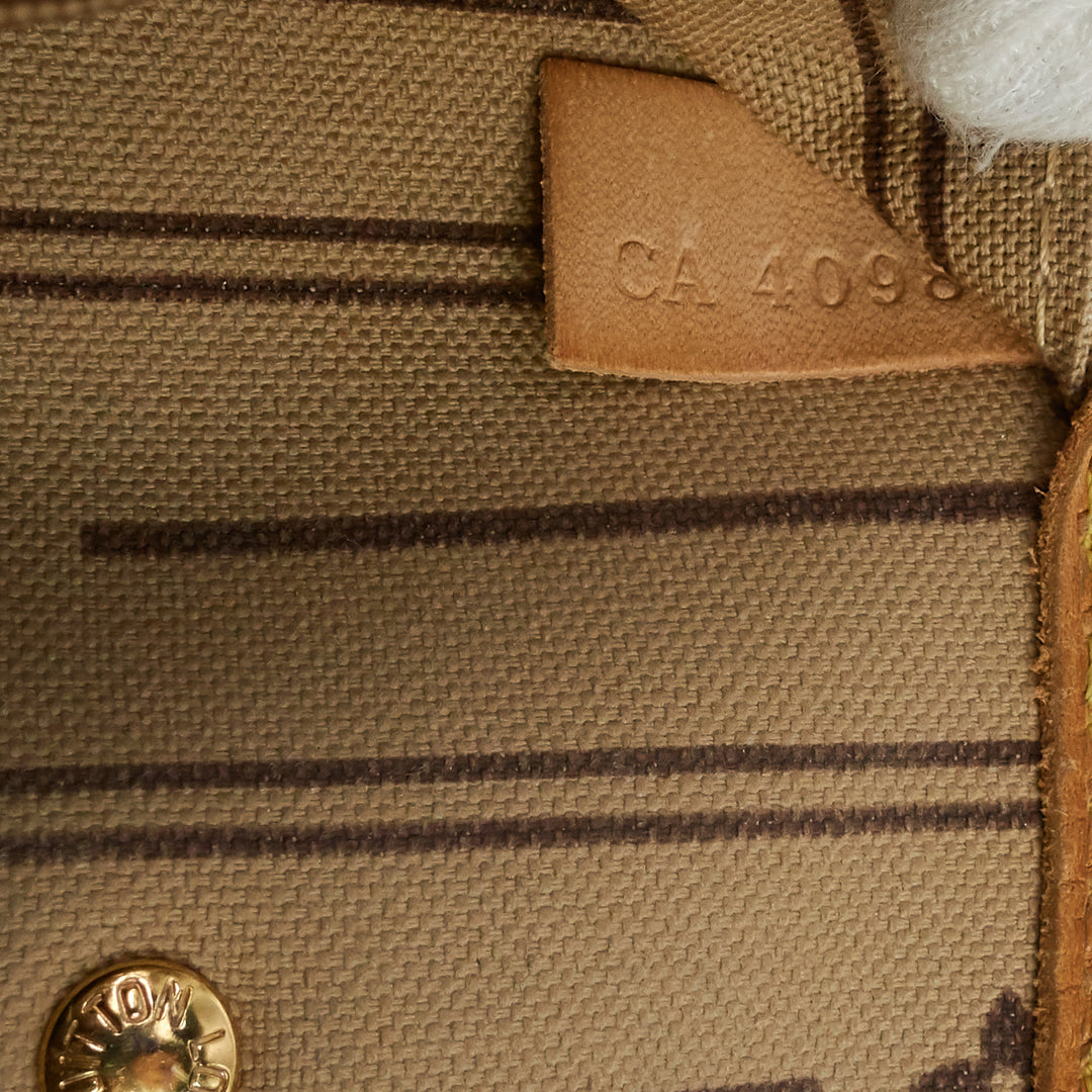 neverfull mm monogram canvas tote bag