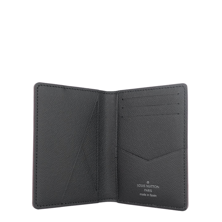 nigo pocket organizer giant damier ebene canvas wallet
