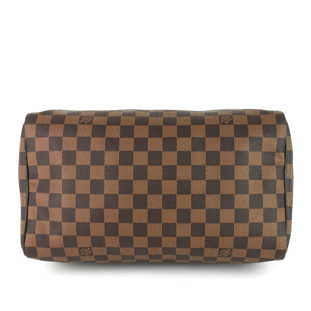 speedy 30 damier ebene canvas bag