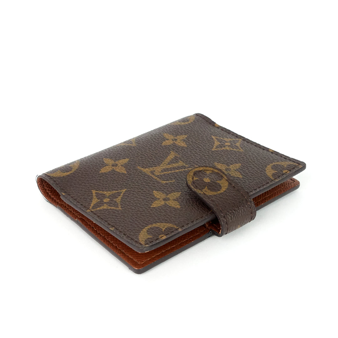 monogram canvas mini agenda cover