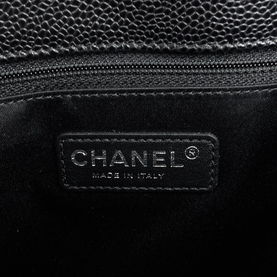 grand shopping tote gst caviar leather bag