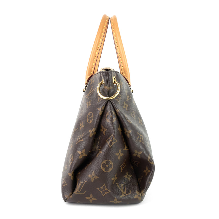 pallas monogram canvas shoulder bag