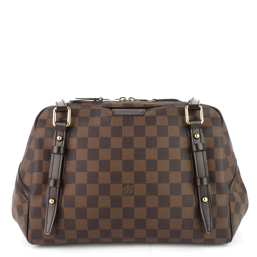 rivington gm damier ebene canvas bag
