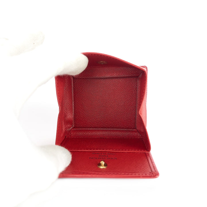 square epi leather coin pouch