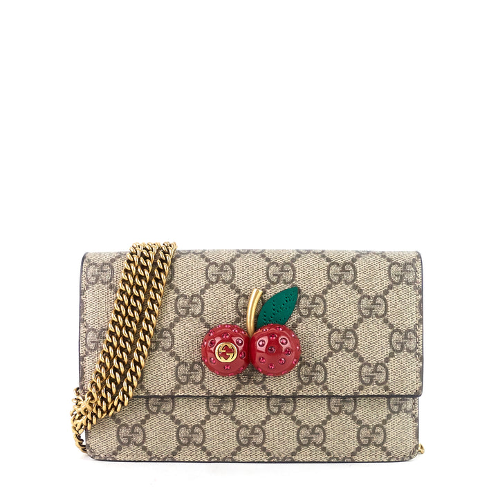 gg supreme canvas cherries crossbody bag