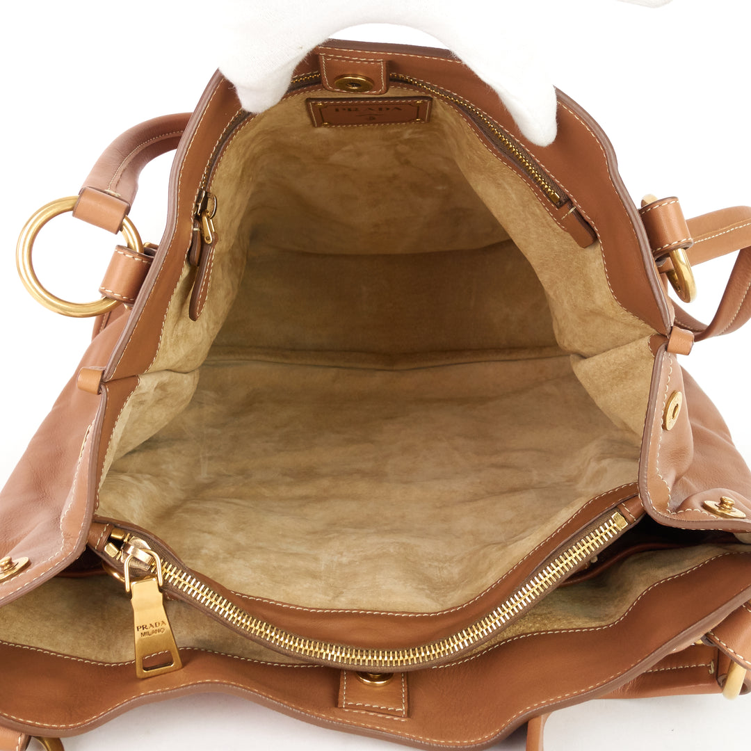 sughero soft calf leather bag