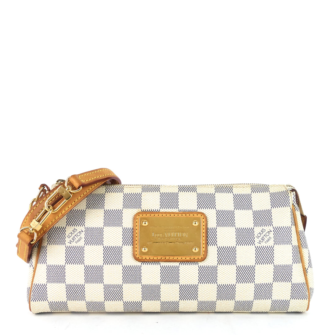 eva damier azur canvas bag