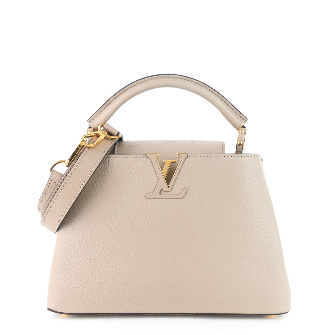 capucines bb taurillon leather bag