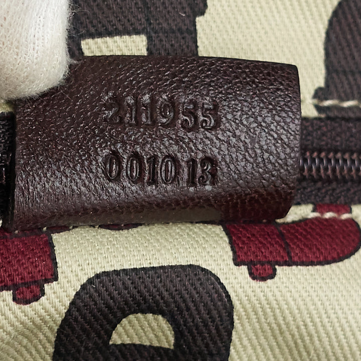 tribeca guccissima leather tote bag