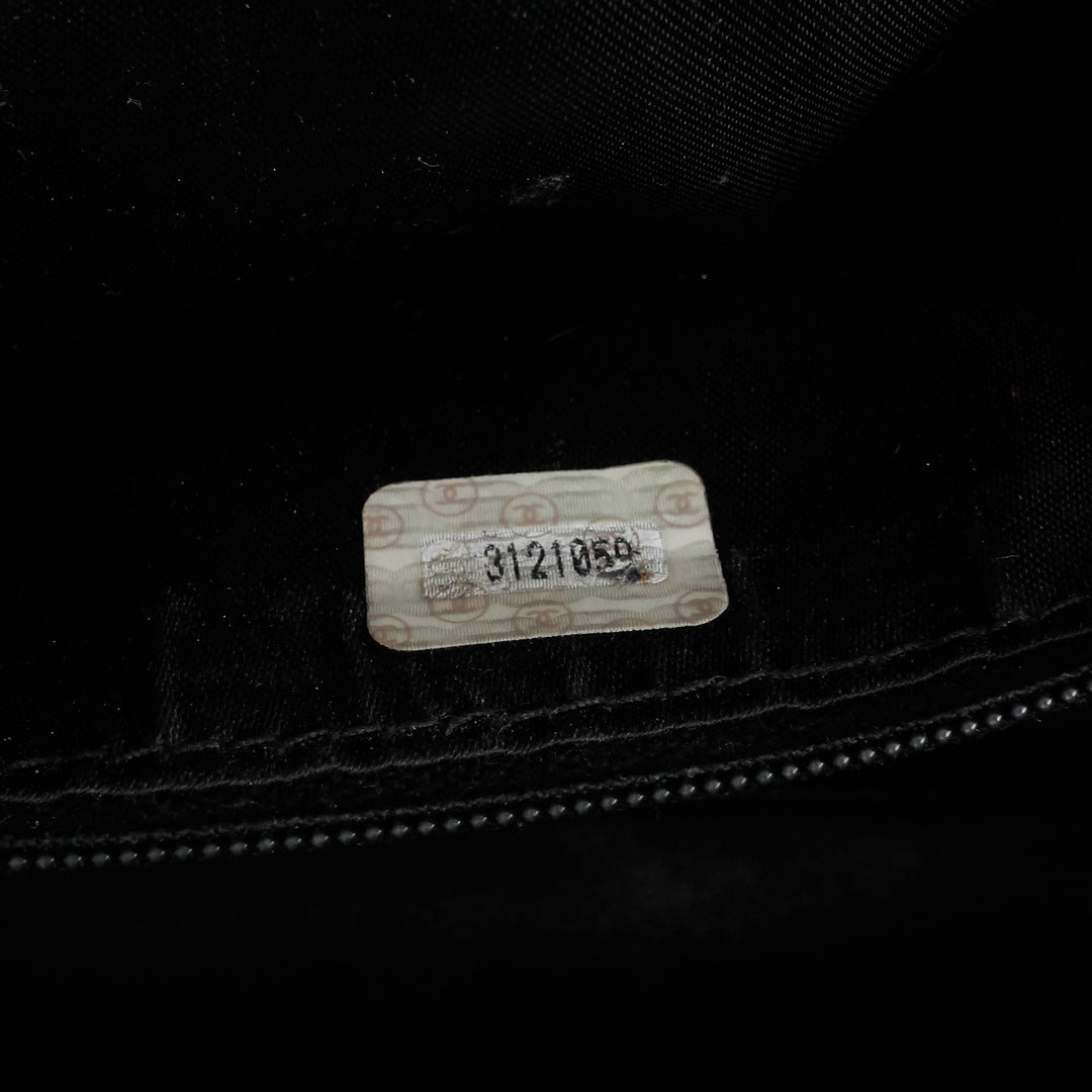 quilted lambskin leather camera bag