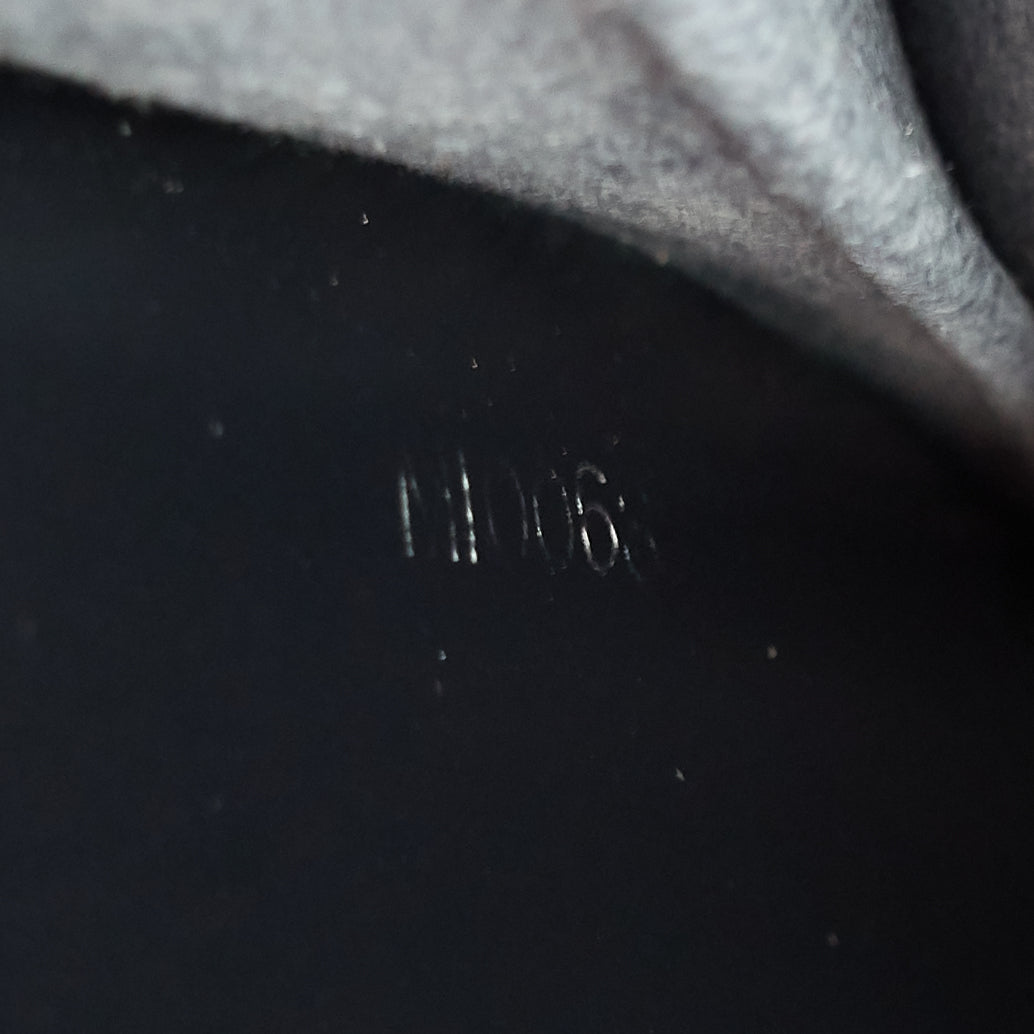 pont neuf pm black epi leather bag