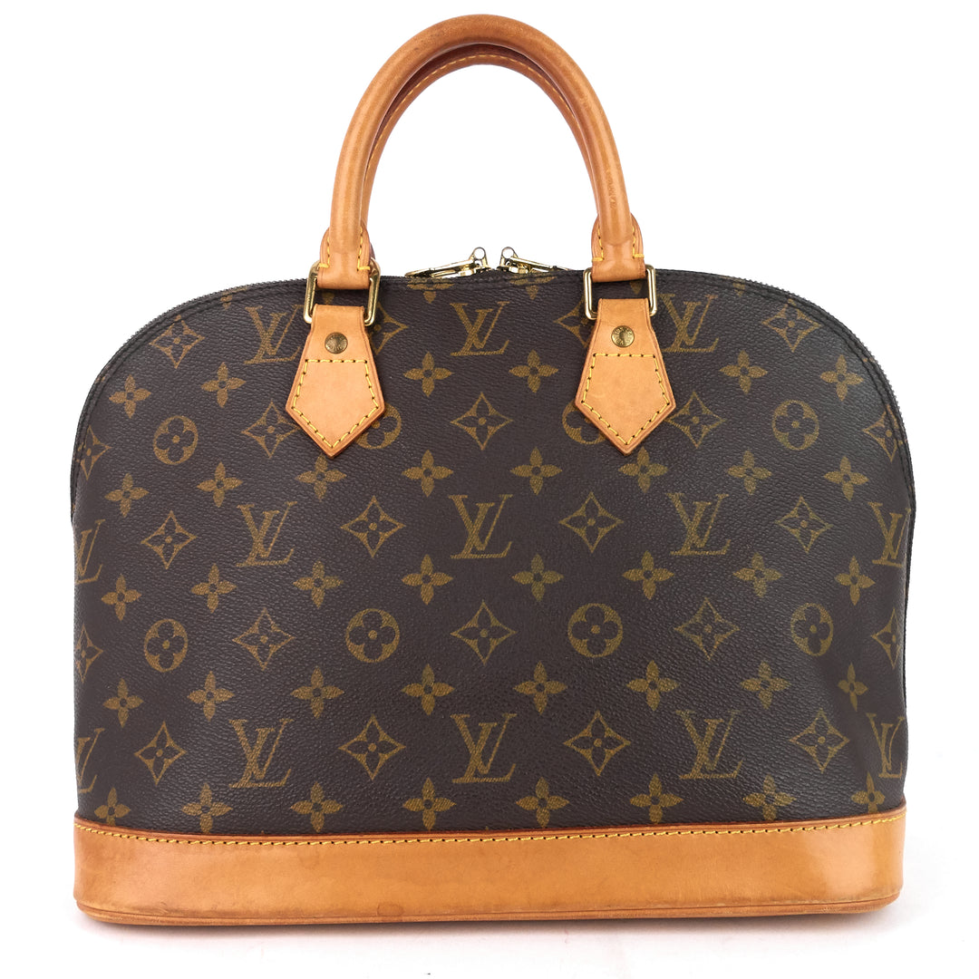 alma pm monogram canvas handbag