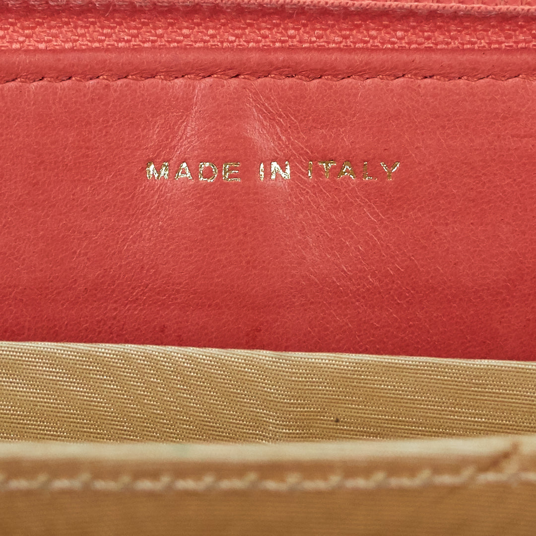 cc timeless caviar zip around wallet