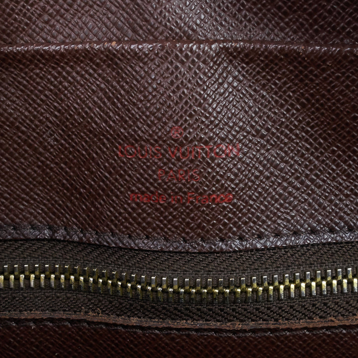 nil 28 damier ebene canvas messenger bag
