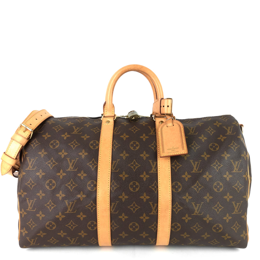keepall 45 bandouliere monogram canvas bag