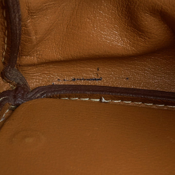 birkin 40 gold epsom leather handbag