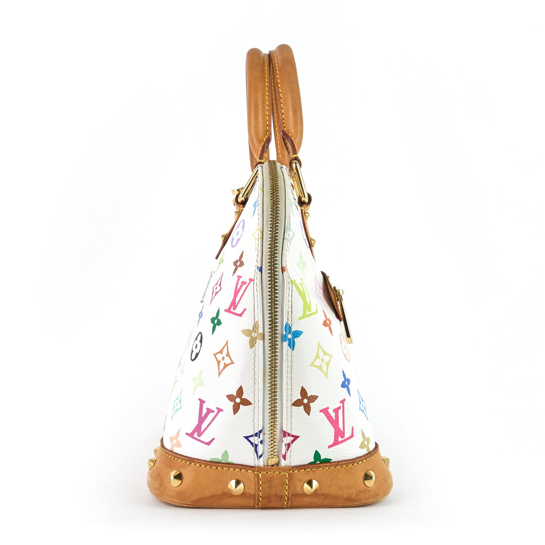 alma monogram multicolore canvas bag