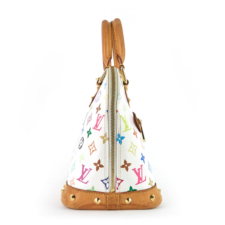 alma monogram multicolore canvas bag