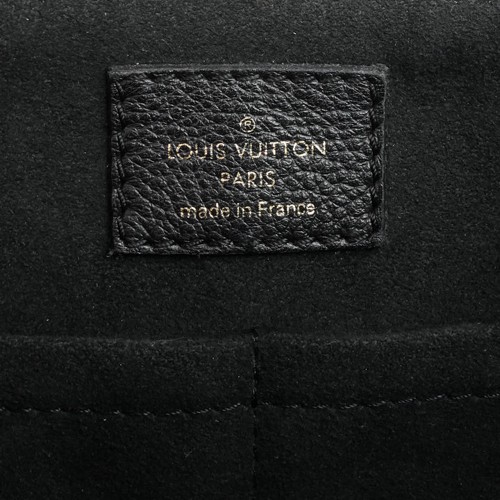surène mm monogram canvas and calfskin leather tote bag