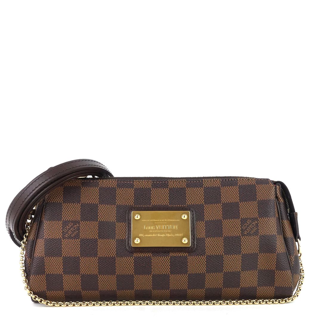 eva damier ebene canvas bag