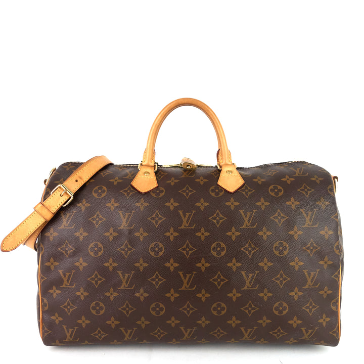 speedy bandoulière 40 monogram canvas bag
