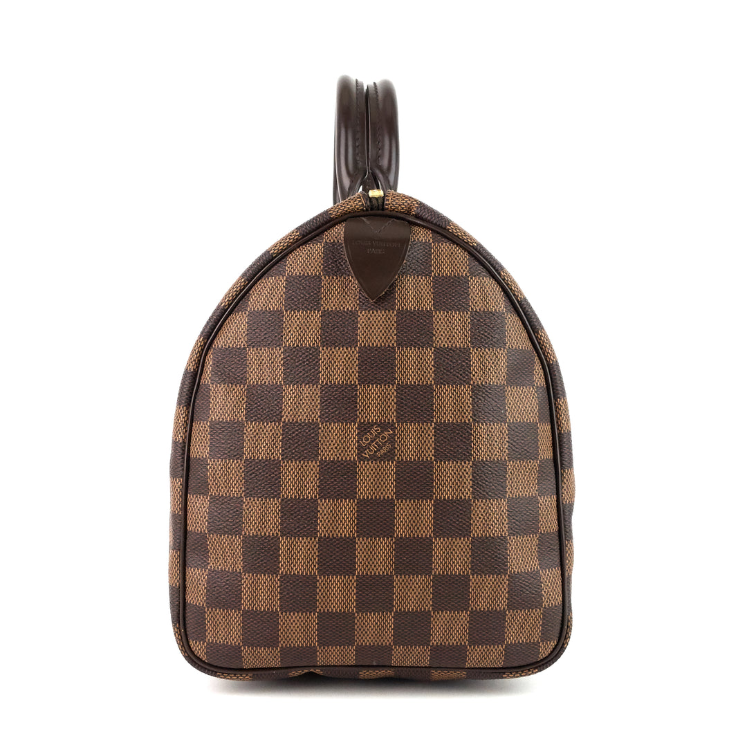 speedy 30 damier ebene canvas bag