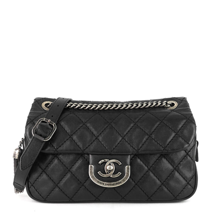 cc timeless calfskin shoulder bag