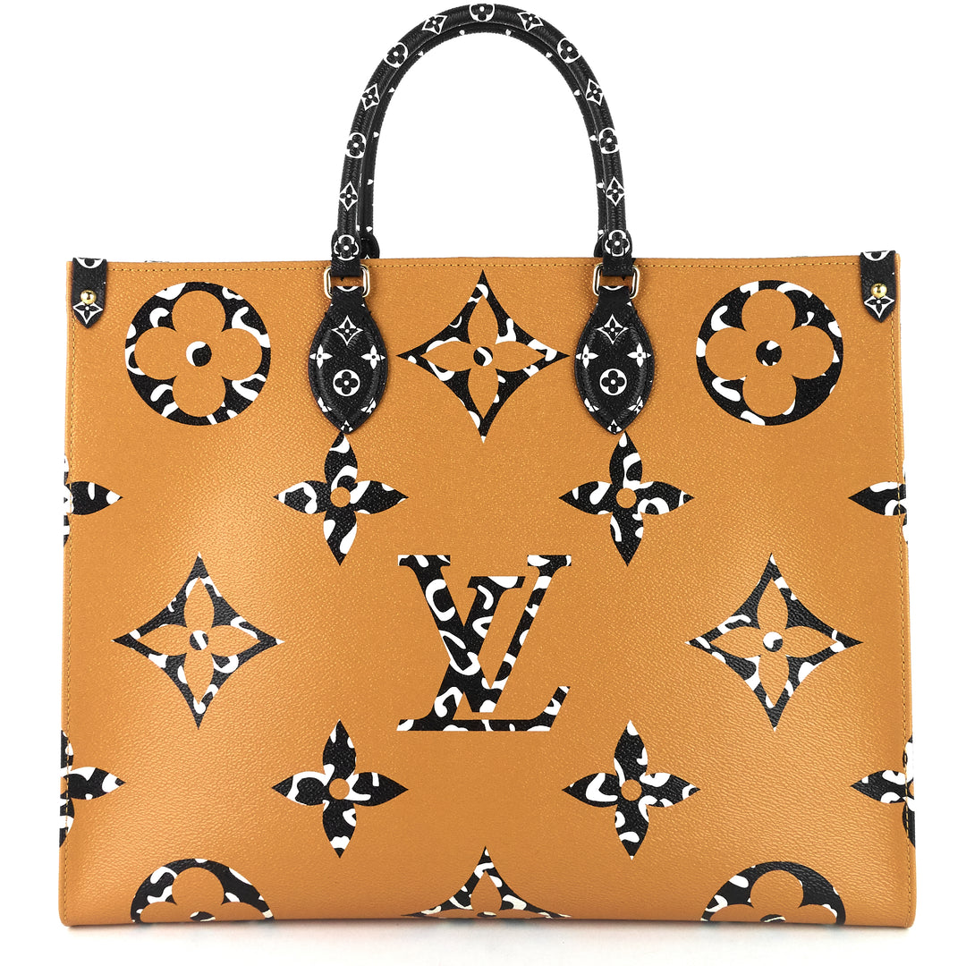 onthego monogram giant jungle canvas bag