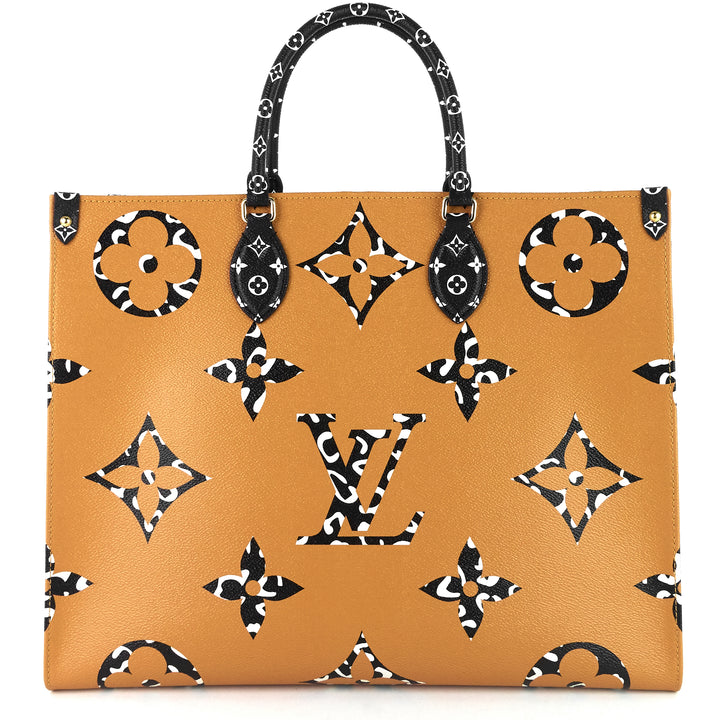 onthego monogram giant jungle canvas bag