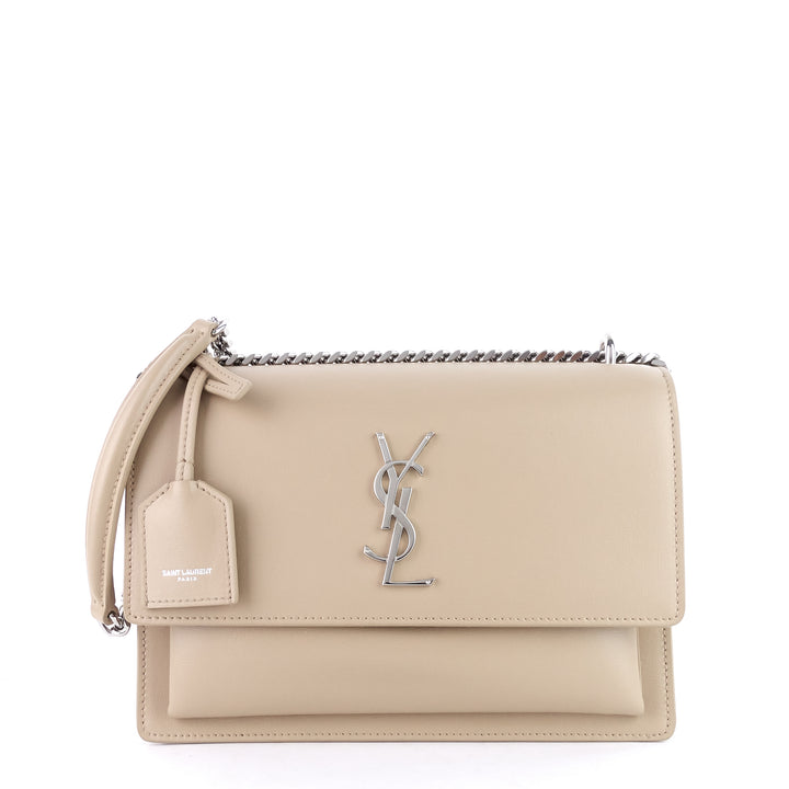 sunset medium calfskin crossbody bag