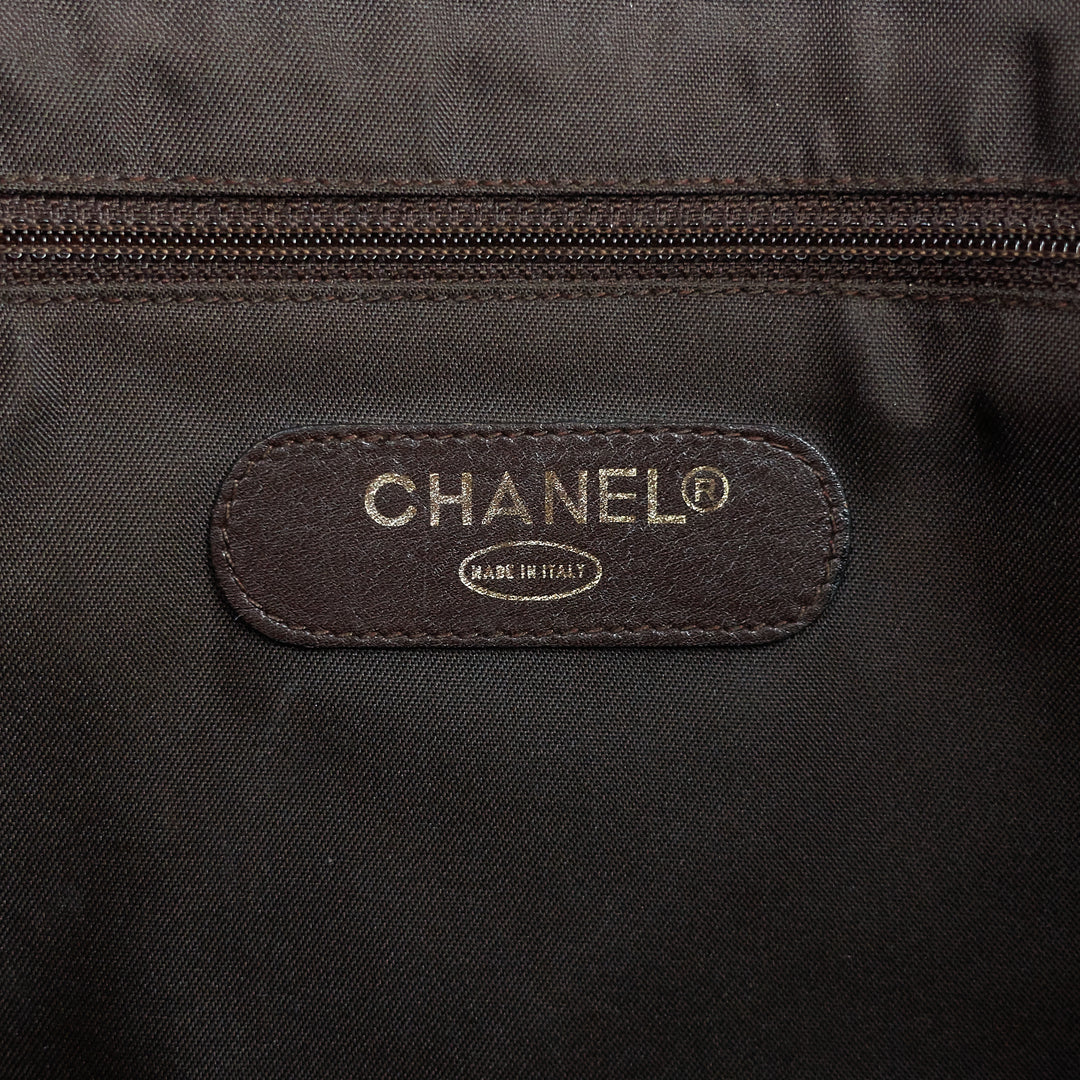 vintage supermodel weekender large calfskin leather bag