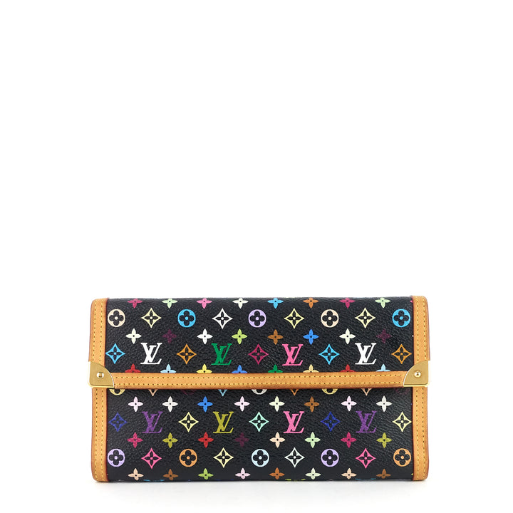 porte tresor monogram multicolore canvas wallet