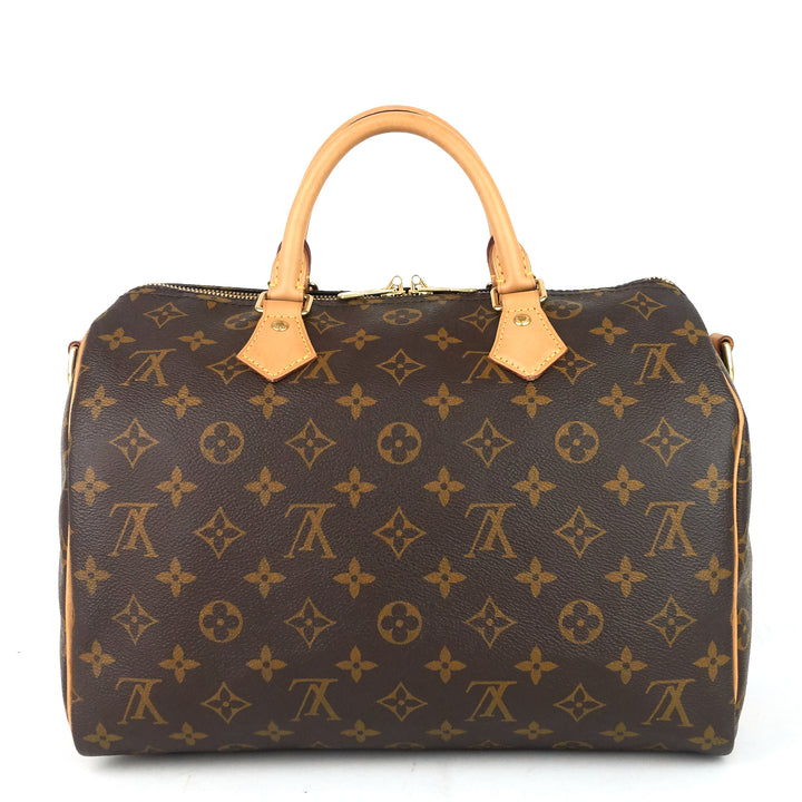 speedy 30 bandouliere monogram canvas bag