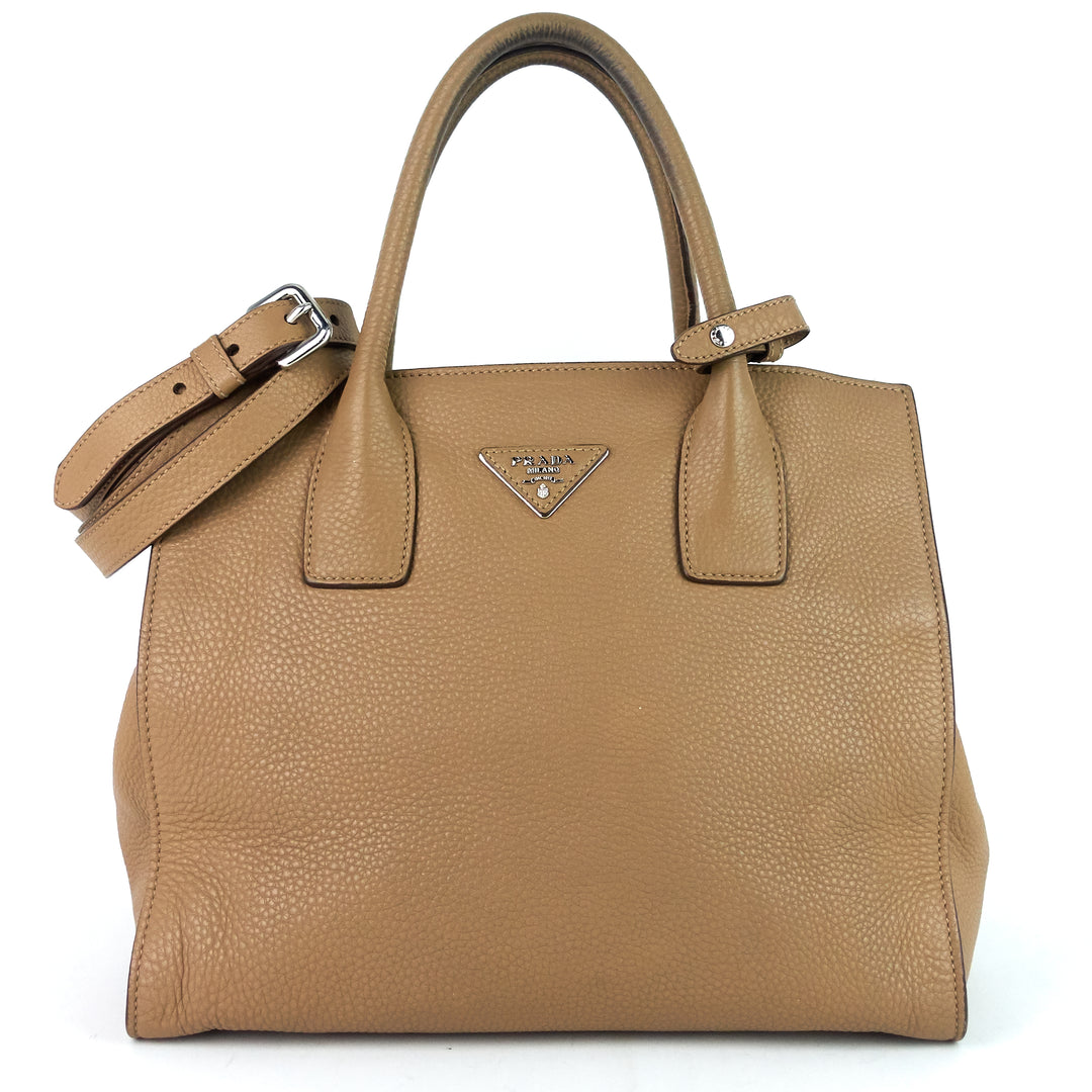 vitello daino leather tote bag