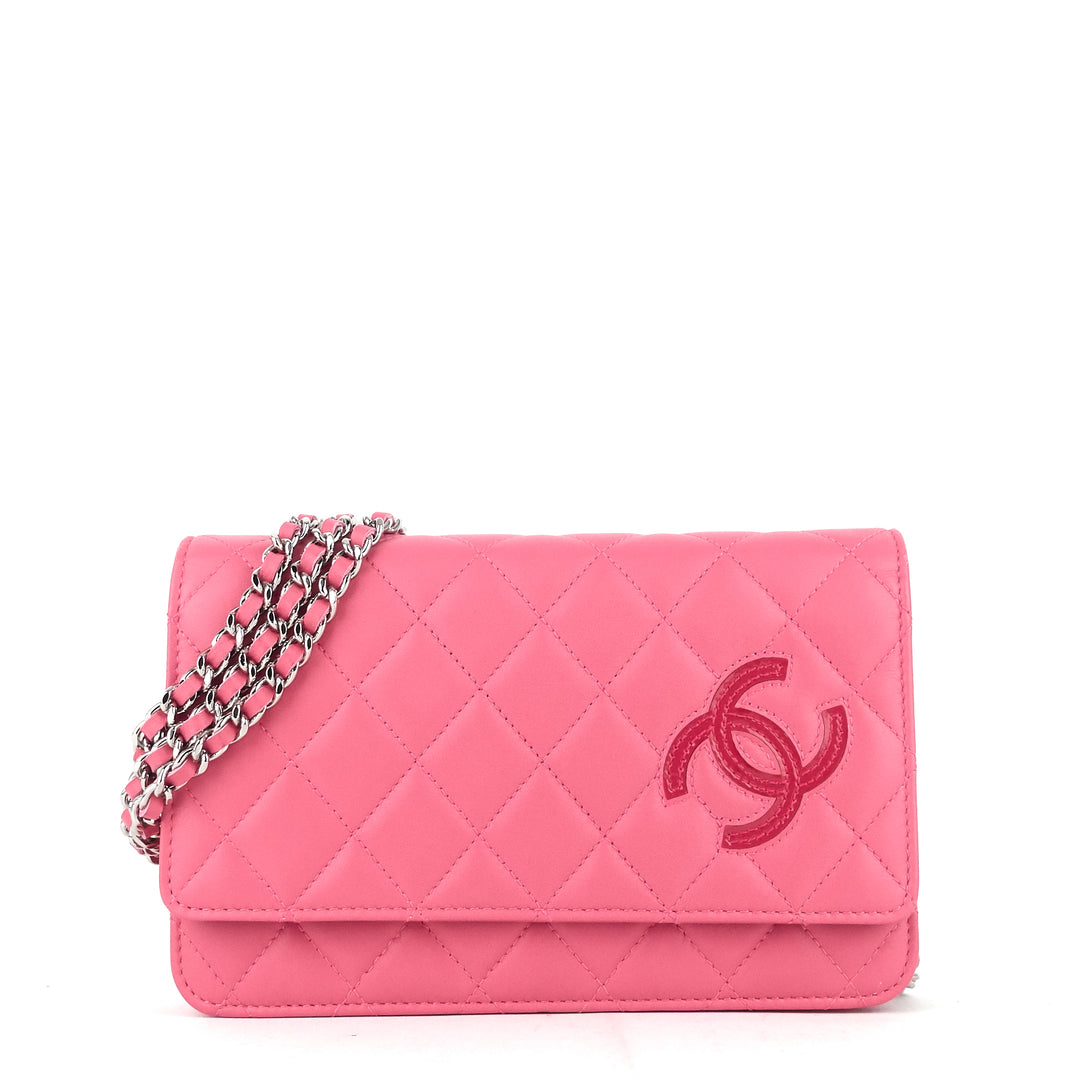 cambon ligne leather wallet on chain