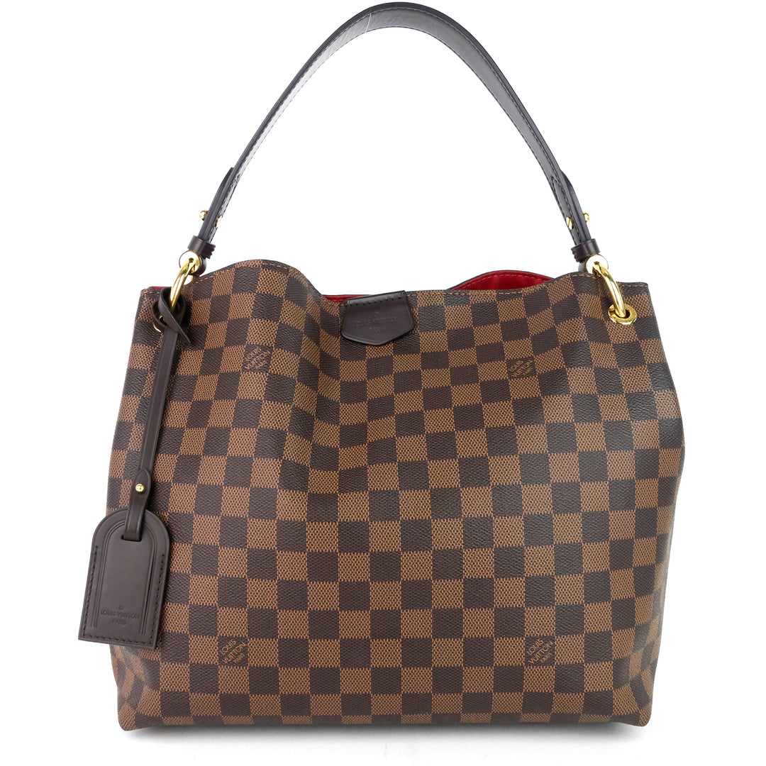 graceful pm damier ebene canvas bag