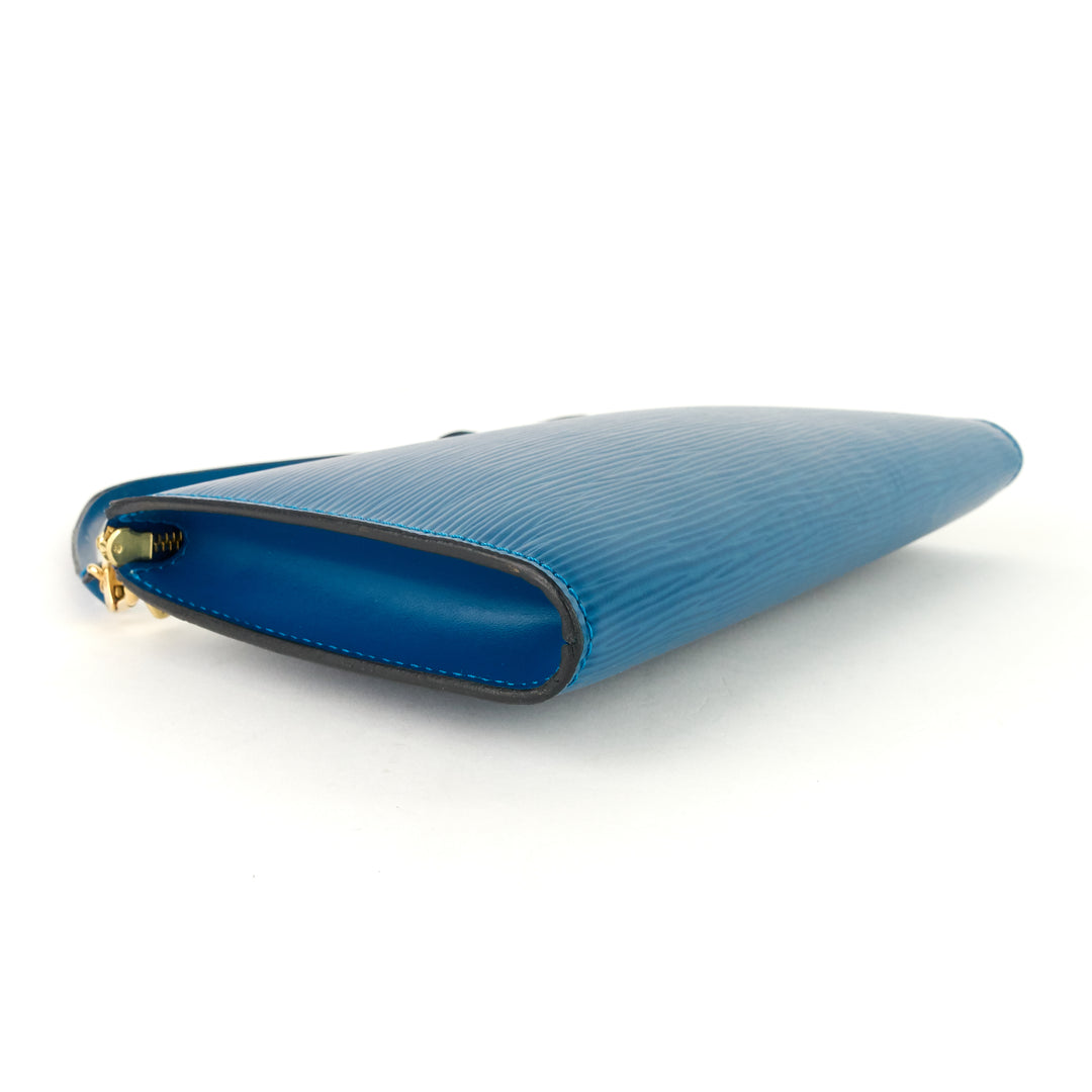 pochette accessoires epi leather bag