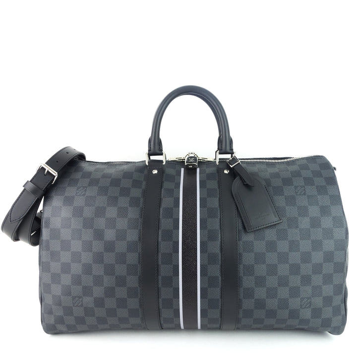 keepall 45 bandoulière my lv heritage damier graphite bag