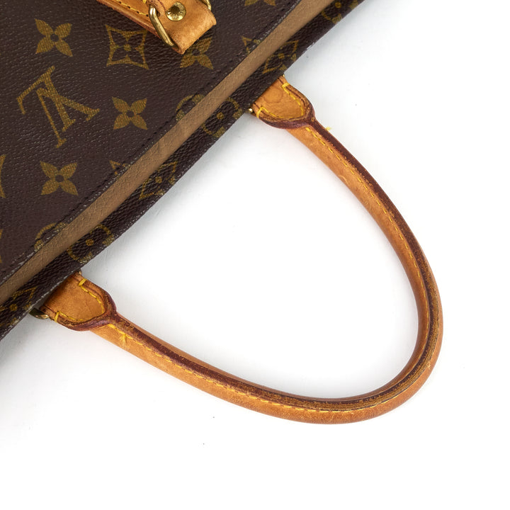 sac plat gm monogram canvas handbag